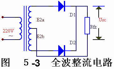 電子電路圖，整流二極管的作用,整流電路